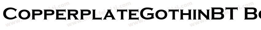 CopperplateGothinBT Bold字体转换